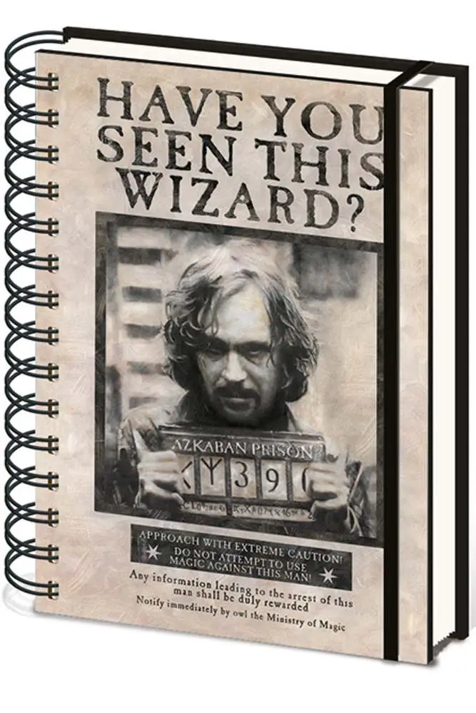 Figurine Harry Potter sirius wanted notebook